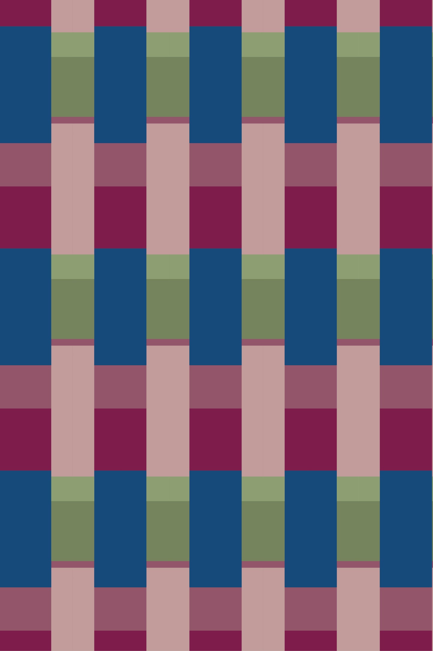 PARASOL - Burgundy / olive green